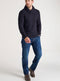 Mens Plain Knitted Shawl Neck Jumper