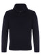 Mens Plain Knitted Shawl Neck Jumper