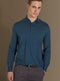 Mens Doppelganger Long Sleeves Polo 100% Pure Supima Cotton