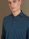 Mens Doppelganger Long Sleeves Polo 100% Pure Supima Cotton