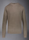 Mens Roundneck Part Wool & Cotton Sweater Jumper