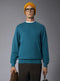 Mens Roundneck Part Wool & Cotton Sweater Jumper