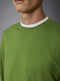 Mens Roundneck Part Wool & Cotton Sweater Jumper