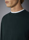 Mens Roundneck Part Wool & Cotton Sweater Jumper