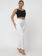 Ladies Kate Pull Up Stretch Denim Jeggings White / Acid Wash