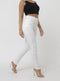 Ladies Kate Pull Up Stretch Denim Jeggings White / Acid Wash