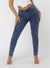 Ladies Kate Pull Up Stretch Denim Jeggings White / Acid Wash