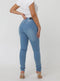 Ladies Dakota Skinny Fit Stretch Denim Ripped Jeans