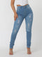 Ladies Dakota Skinny Fit Stretch Denim Ripped Jeans