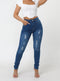 Ladies Dakota Skinny Fit Stretch Denim Ripped Jeans