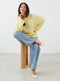 Ladies Crew Neck Knitted Sweater