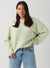 Ladies Crew Neck Knitted Sweater