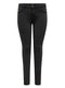 Ladies Outsize Carthunder Regular Waist Skinny Jeans Dark Grey