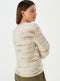 Ladied Cream Space Dye Knit Jumper