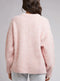 Ladies All About Eve Poppy Knit Jumper Pink