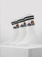 Ellesse 3 PACK Socks In White Or Black