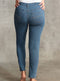 Ladies The SUSIE Slim Leg Jeans Blue Denim Black