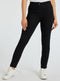 Ladies The SUSIE Slim Leg Jeans Blue Denim Black