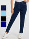 Ladies The SUSIE Slim Leg Jeans Blue Denim Black